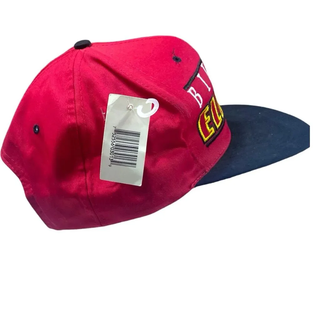 NEW! Vintage 90s Bill Elliott Hat Cap Snap Back NASCAR Racing McDonald's 94 Red